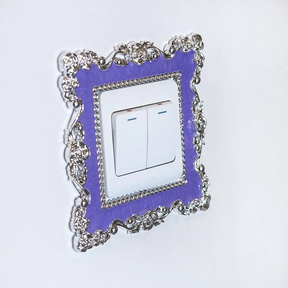 Многоцветные Переводные картинки на розетку переключатель в европейском стиле