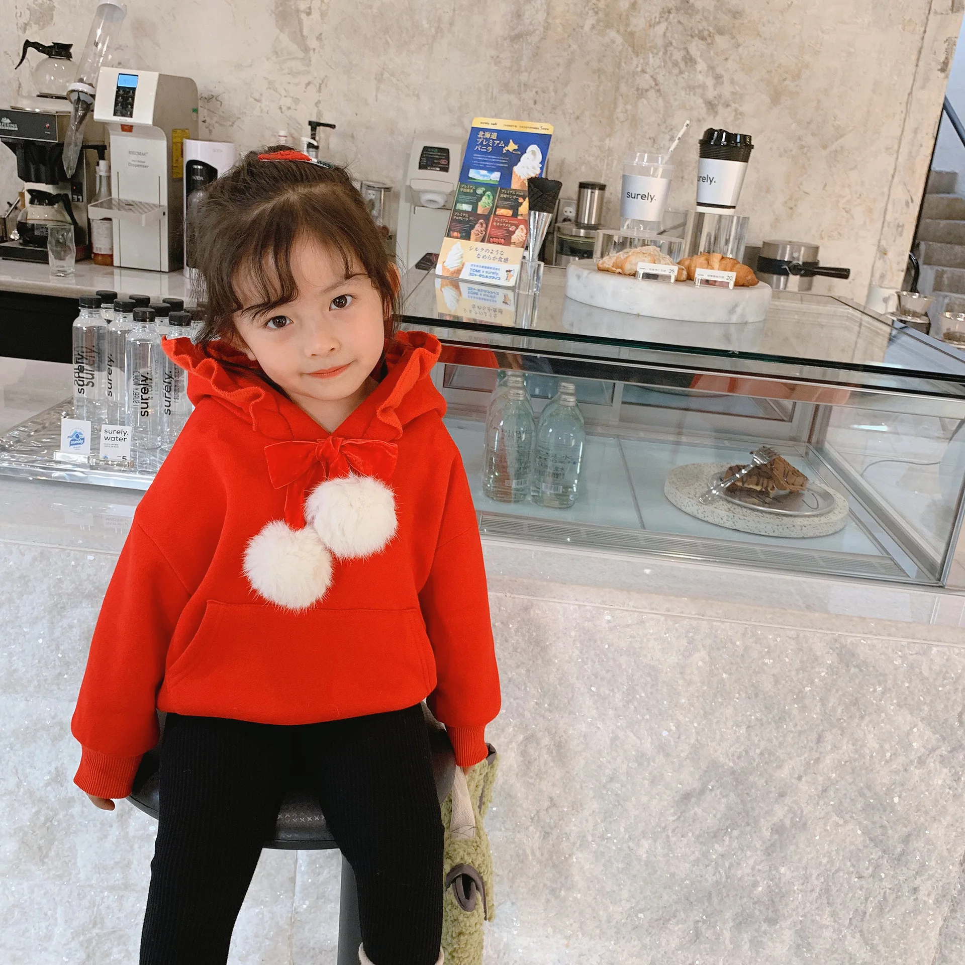 Новое поступление зимняя одежда в рождественском стиле хлопковая утепленная и