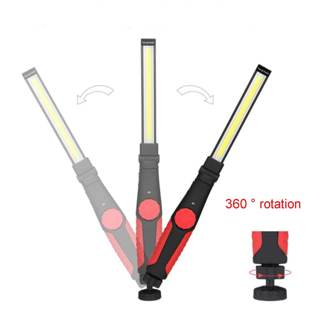 

1Pcs USB Outdoor Lighting Lantern For Fishing Camping Flashlight Cob Folding Charging Working Light Lanterns Magnet Flashlight