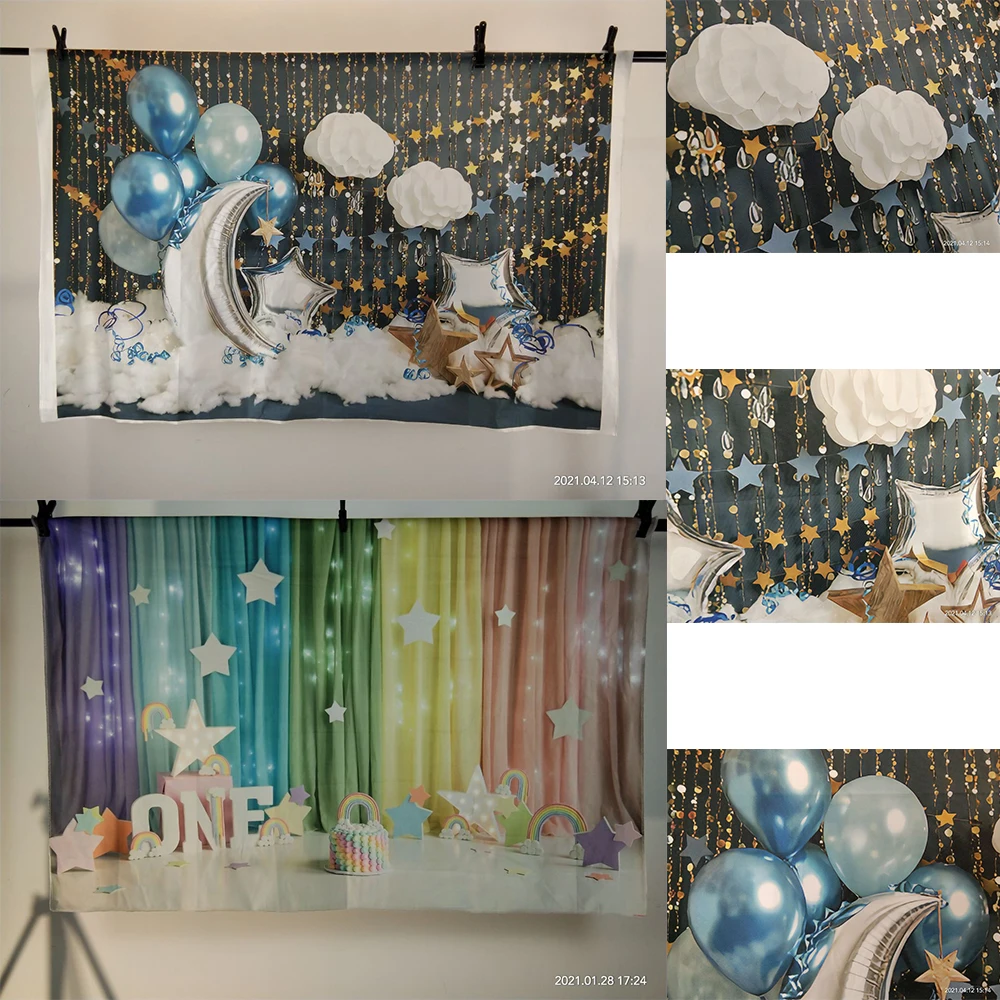 Yeele для новорожденных 1st на день рождения воздушные шары многоярусная юбка