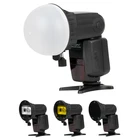 Новый светильник-модификатор аксессуар магнитное крепление адаптер + Диффузор шар + Цветные гелевые фильтры для Canon Nikon Sony Godox Yongnuo