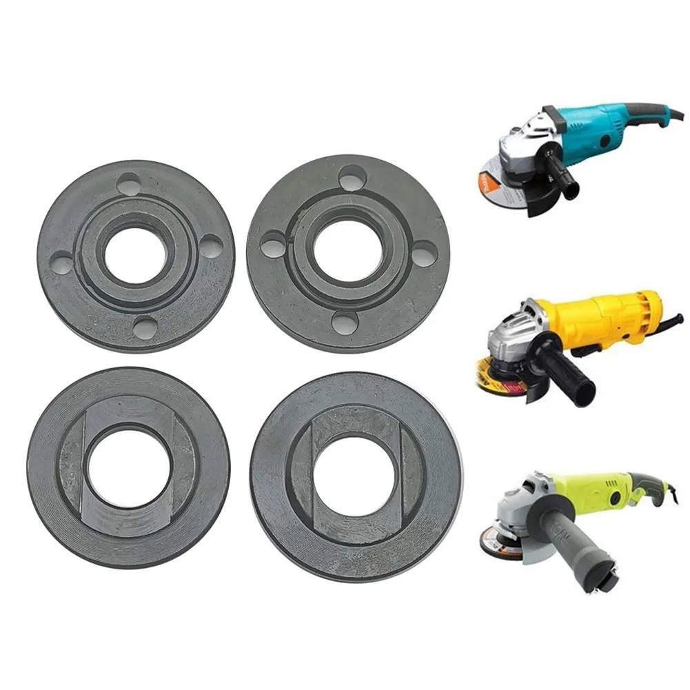 

10Pcs M14 Angle Grinder Inner Outer Flange Spanner Wrench Metal Lock Nut Thread Set For-Makita 9523 For Ryobi Angle Grinder Par