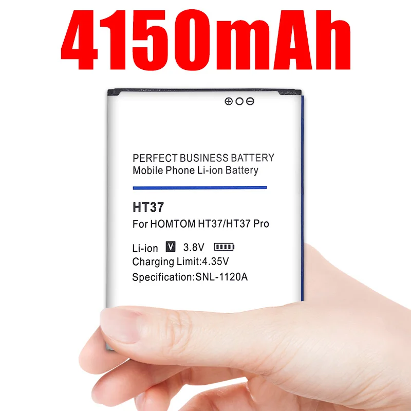 4150 мАч батарея для HOMTOM HT37/HT37 Pro/HT37Pro батареи код отслеживания