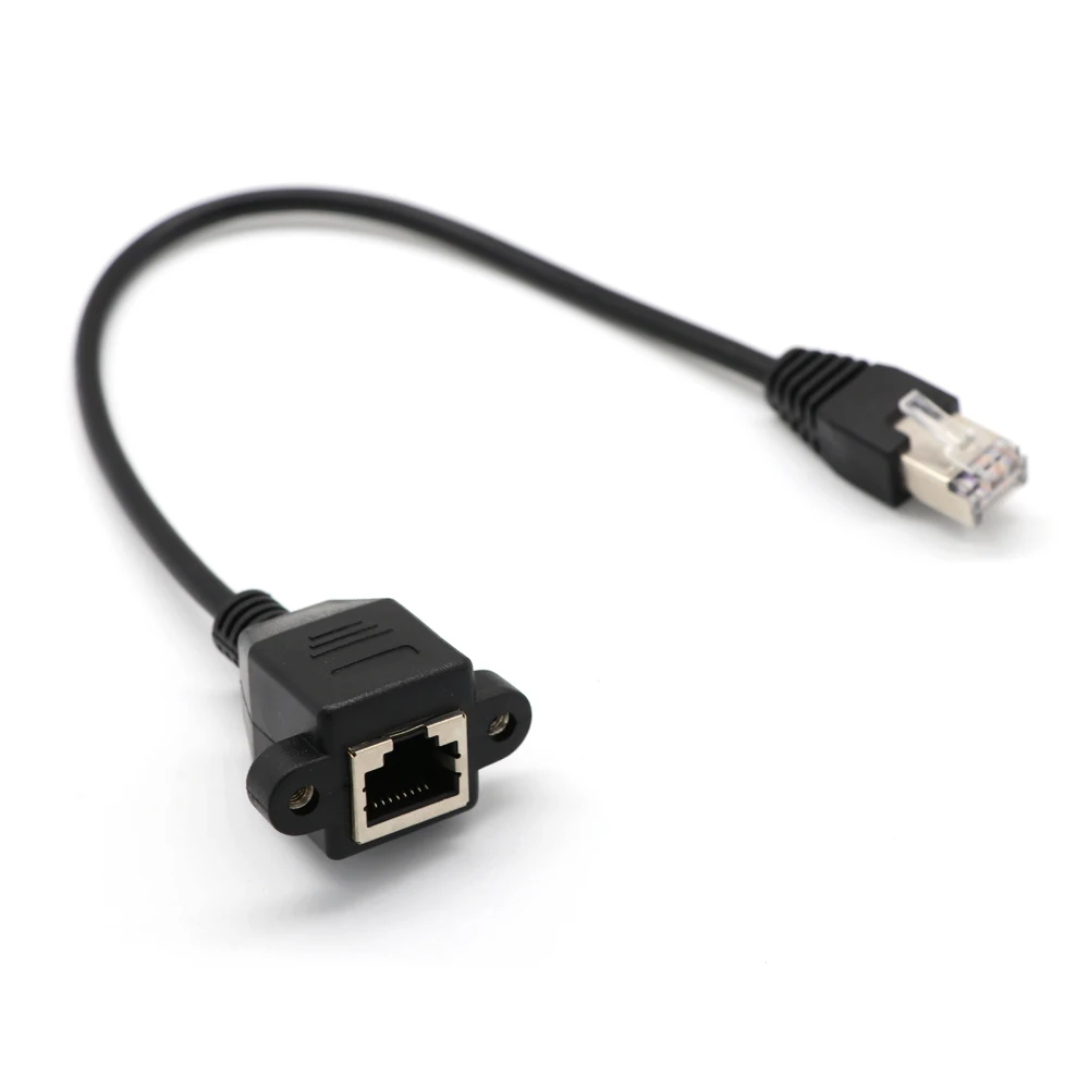 Сетевой Удлинительный кабель RJ45 штырь гнездо Соединительный шнур Ethernet 30 см| |