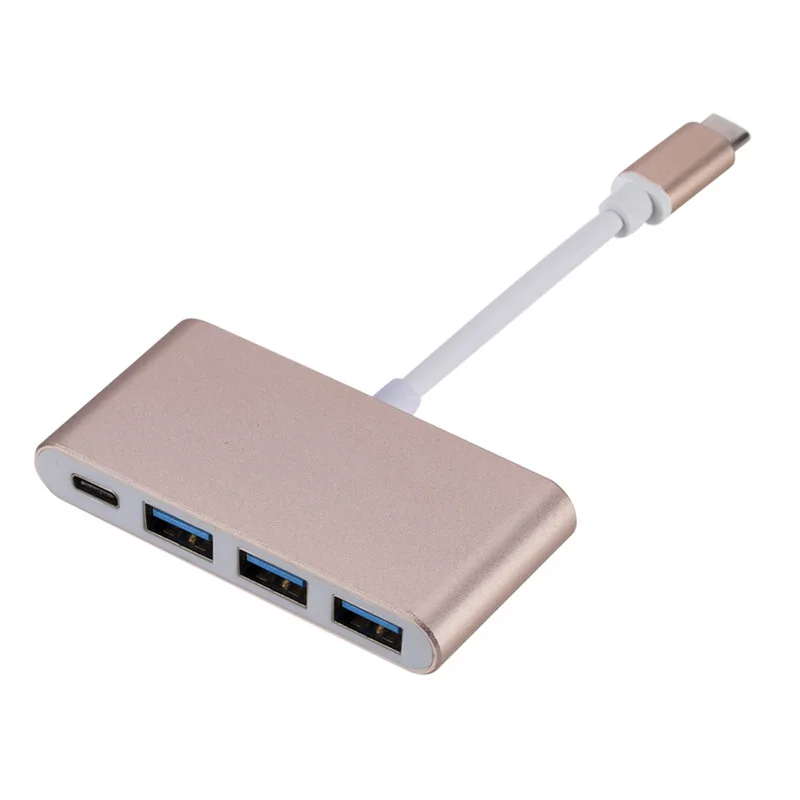 

USB Type-C 4-port HUB Adapter PD USB 3.0 Multi-port USB Splitter 5Gbps Super High-speed Data Transfer Hub for Laptop Macbook