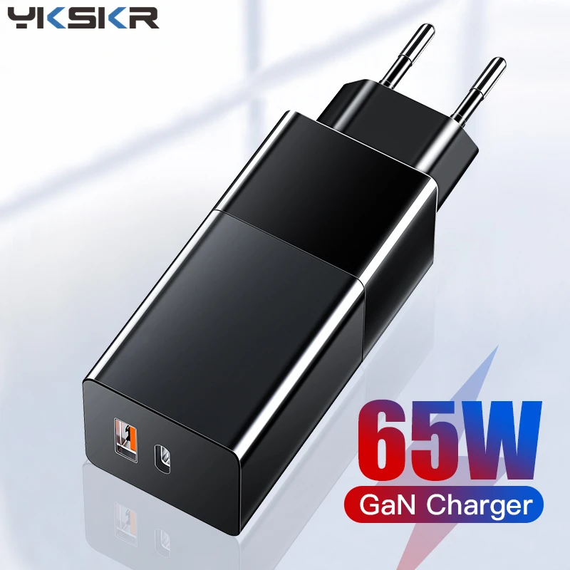 

Зарядное устройство с портом USB Type-C и поддержкой быстрой зарядки, 65 Вт