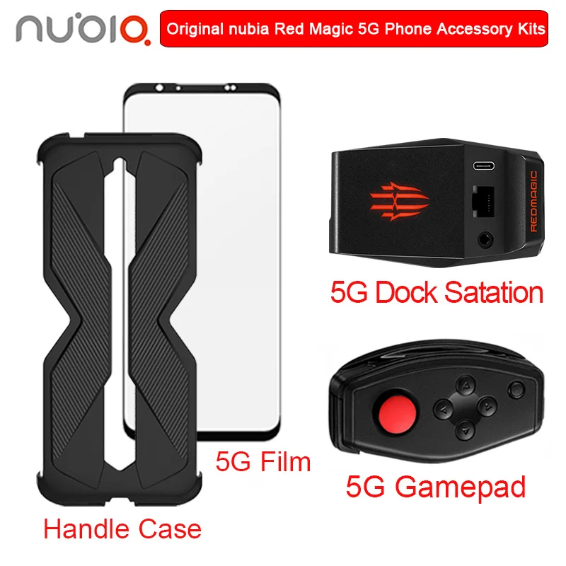 Оригинальный ZTE Nubia красный Магия 5S и крупным планом макро набор аксессуаров для