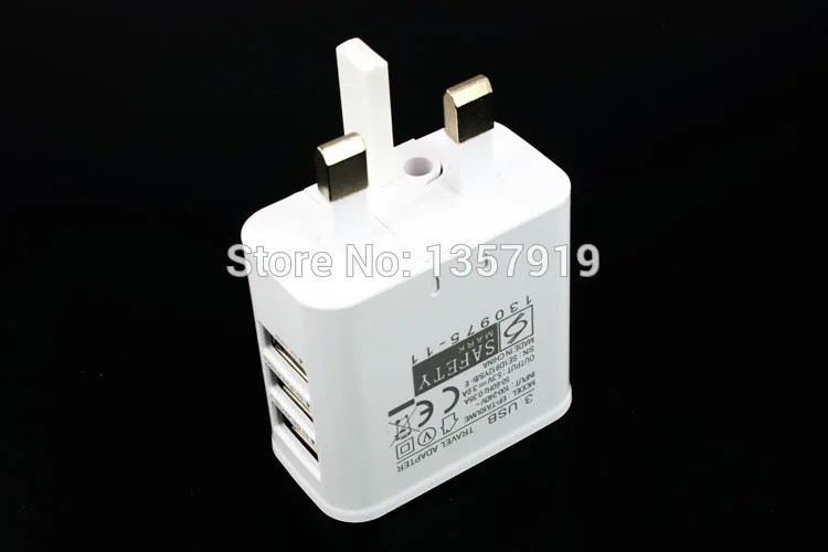 Сетевое зарядное устройство с 3 USB портами А 200 шт./лот|charger for iphone 5|adapter samsungadapter ac |