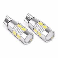 50pcslot t10 canbus led 10 smd 5630 chip 501 w5w 194 error free car led lens indicator wedge dome light bulb lamp car styling