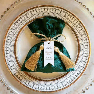 

Бархатные подарочные сумочки PASAYIONE