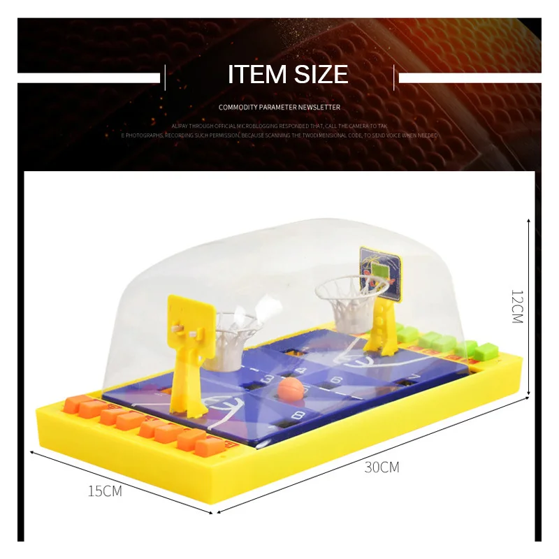 

Board Game Double Player Finger Basketball Desktop Ejection Basketball Court Training Shooting Toys Parent-Child Interactive Toy