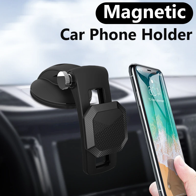 

Univerola Car Phone Mount Powerful Magnet Strong Suction Cup Washable Sticky Nano Paste Gel Pad Support For Xiaomi/iPhone 11
