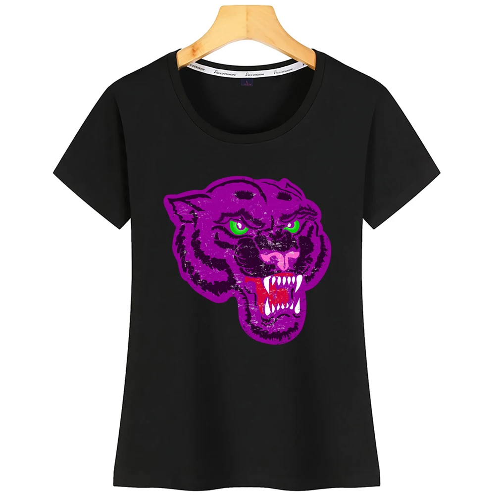 Топы Футболка женская розовая пантера хип хоп винтажная короткая футболка |