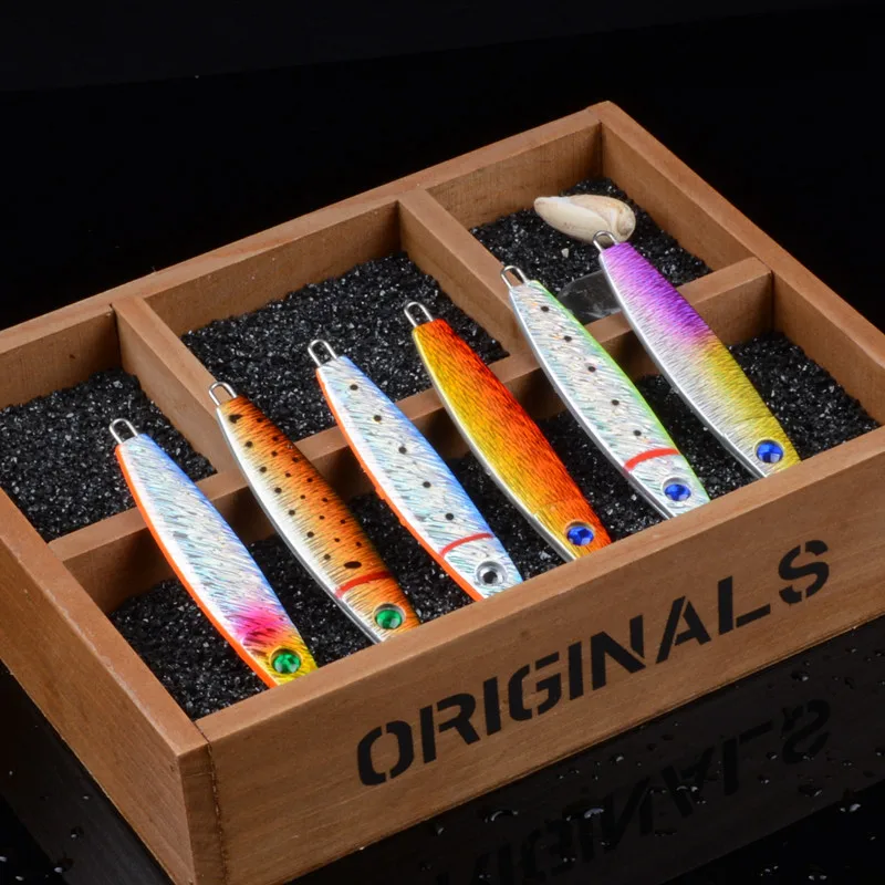 Рыболовная приманка с железной пластиной 10 см 50 г джиг свинцовая металлическая