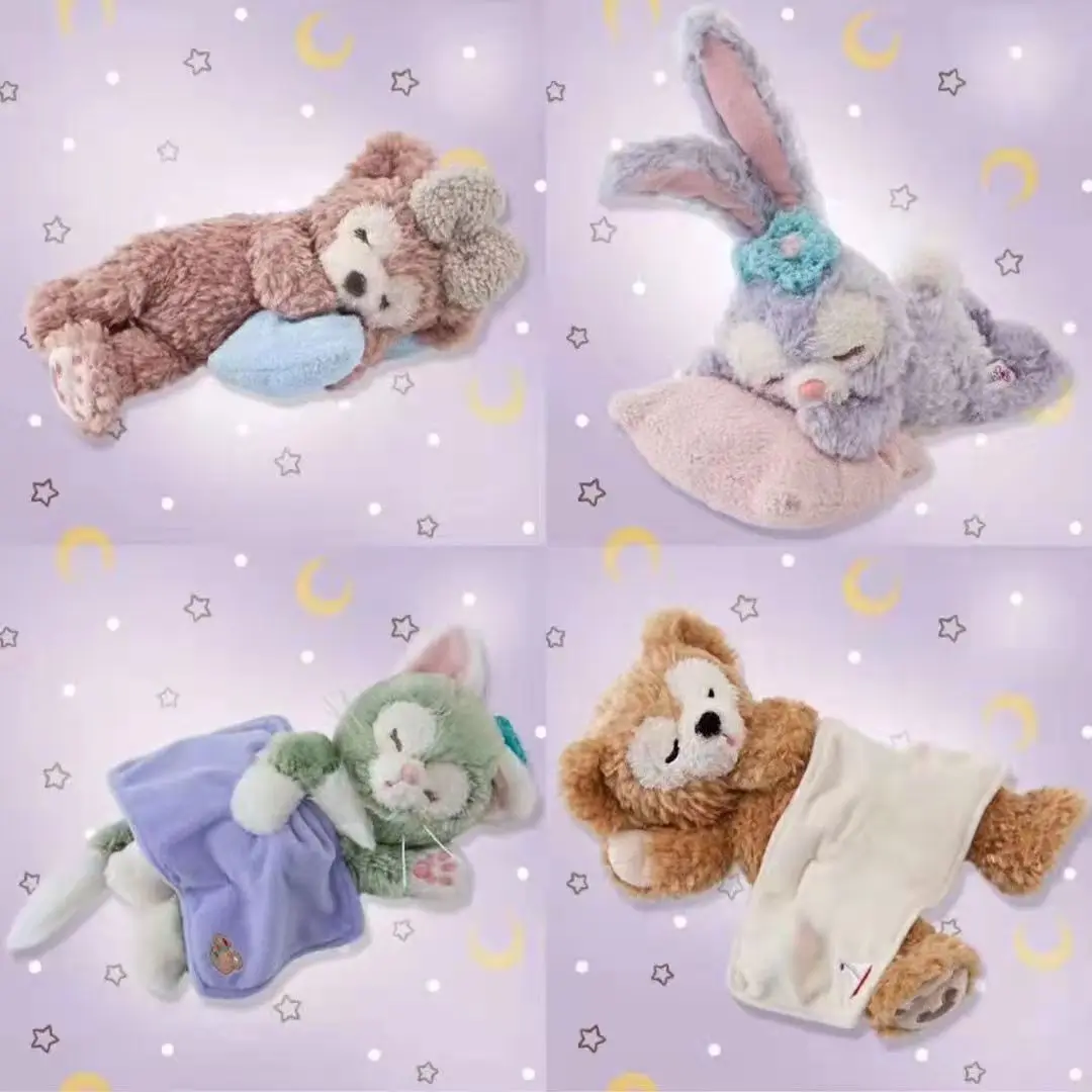 

Disney Duffy Snow Star Dailu lying down squinting sleeping face sleeping plush doll stuffed toy Girl Kids Birthday Christmas Gif