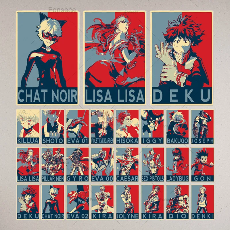 Аниме-персонаж комикс плакат жестяной проектор декор для стен влюбленных