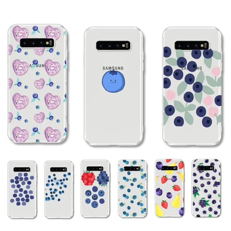 Бабетта фрукты с голубикой эффектом чехол для телефона Samsung Galaxy s5 S6 S7 edge plus S8 S9 S10 S20