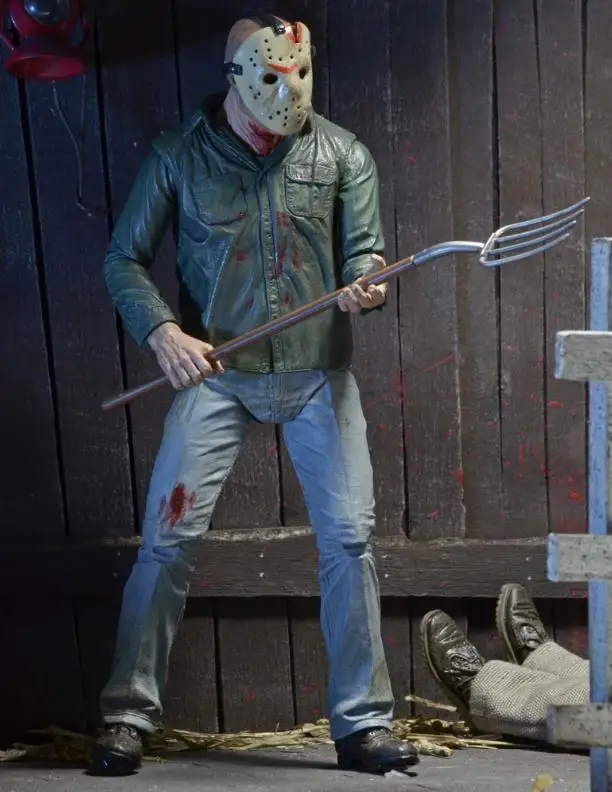 NECA Friday 13 часть III Джейсон вурхес 3D конечная 7 "фигурка модель DT01 | Игрушки и хобби
