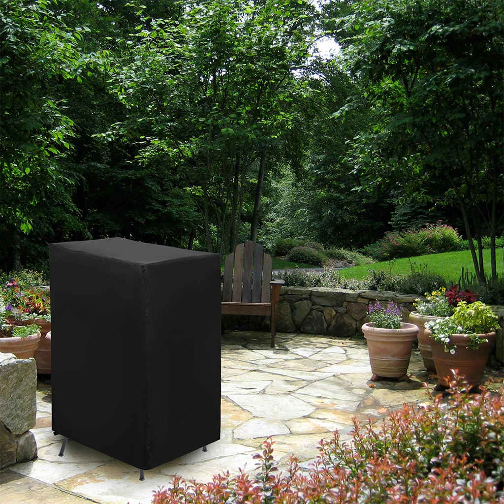 

Garden Stacking Chair Cover 210D Oxford Waterproof Breathable Reclining Garden Chair Cover Water-Resistant Anti-UV
