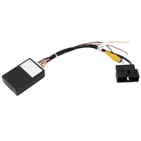 26 pin rgb to cvbs rca av signal converter adapter for rearview camera for passat cc tiguan android dvd