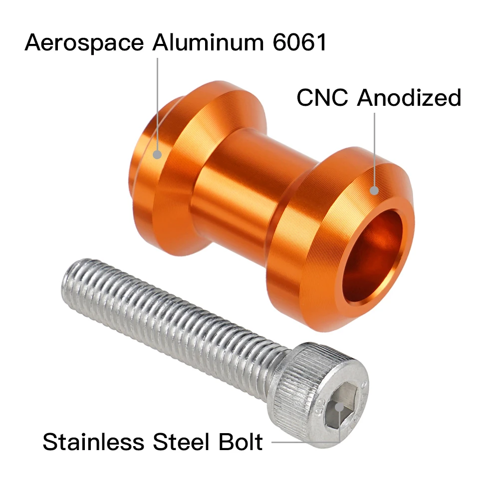 M10XP1.5 CNC МОТОЦИКЛ маятник слайдер катушки задние подставки держатели для KTM 690 Duke SMC