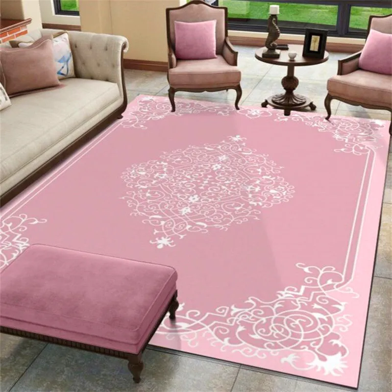 Простой европейский Стиль ковер розовые туфли с цветами из стразов бархат