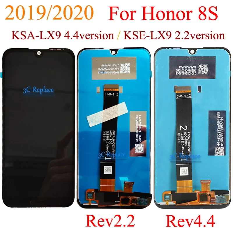 Черный 5 5-дюймовый дисплей для Huawei Honor 8S 7 дюймов телефон 2019 ЖК-дисплей с сенсорным