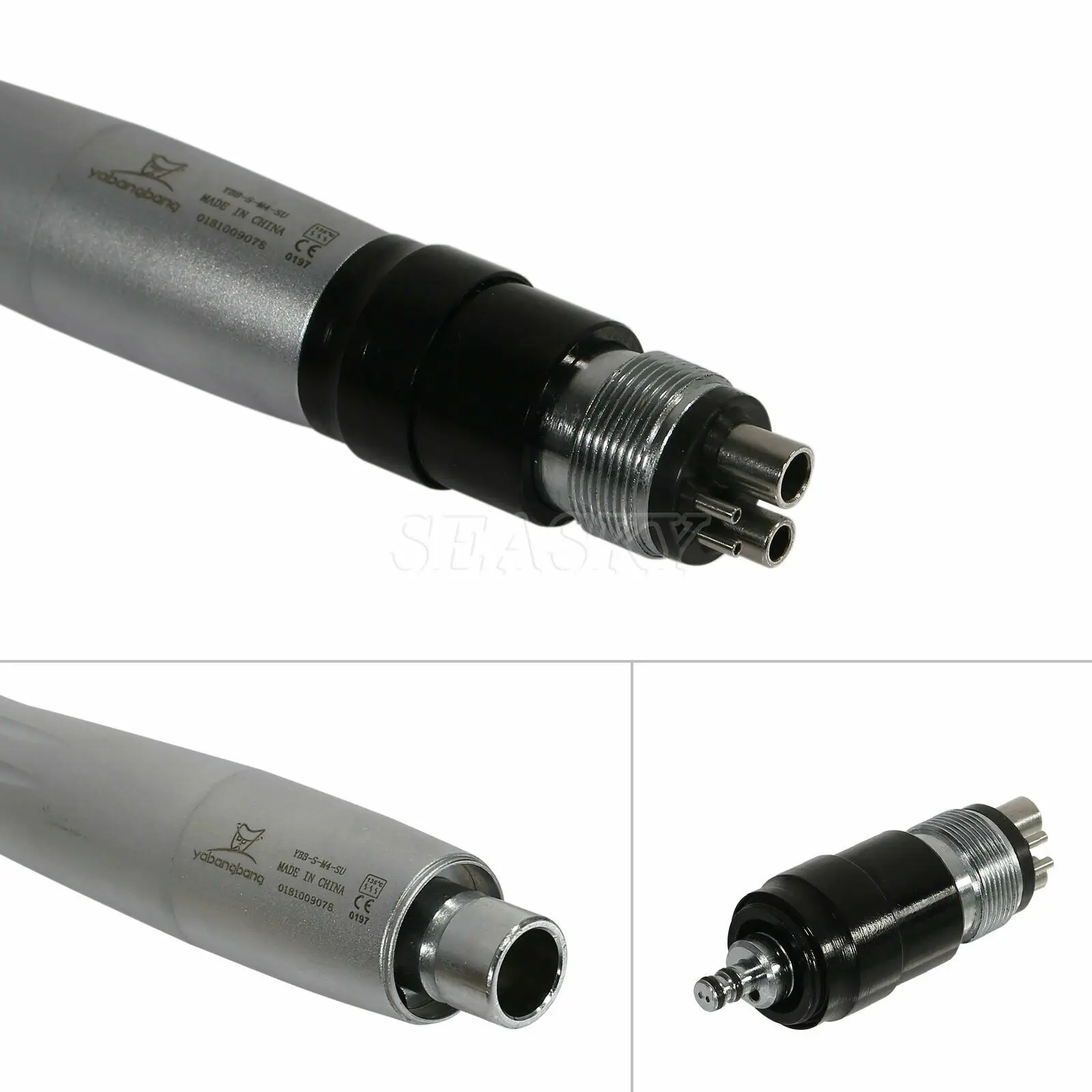 

10 PCS Dental High Speed Turbine Handpiece Standard Head Turbine With 4 Holes Quick Coupler fit NSK Push Button