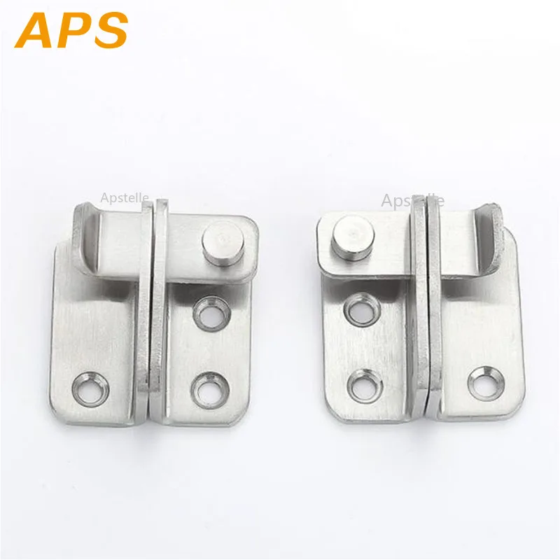 

Turn On Left / Right Brief Simple Bolt Anti-theft Security Door Thick Stainless Steel Thicken Bolt Locker Lock Hasp