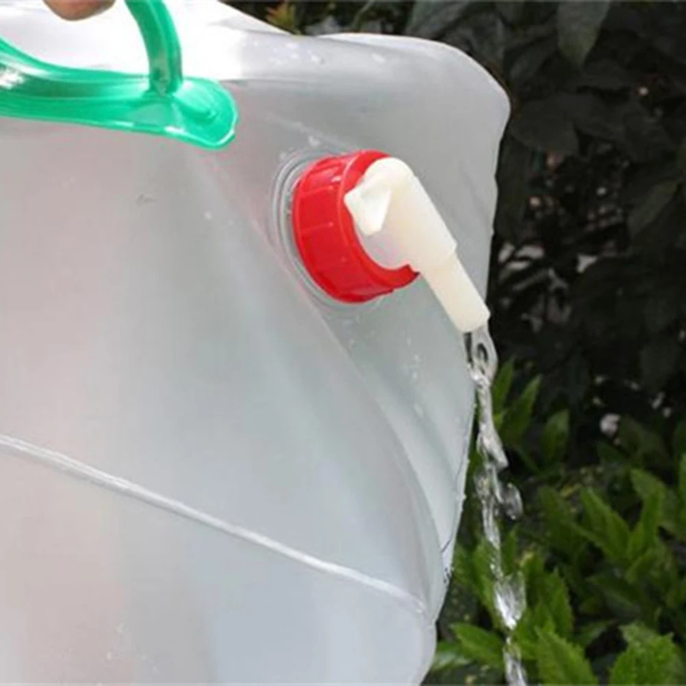 

20L Water Storage Container Bags Travel Camping Water Barrel PVC Folding Outdoor Camping Portable Outdoor Element