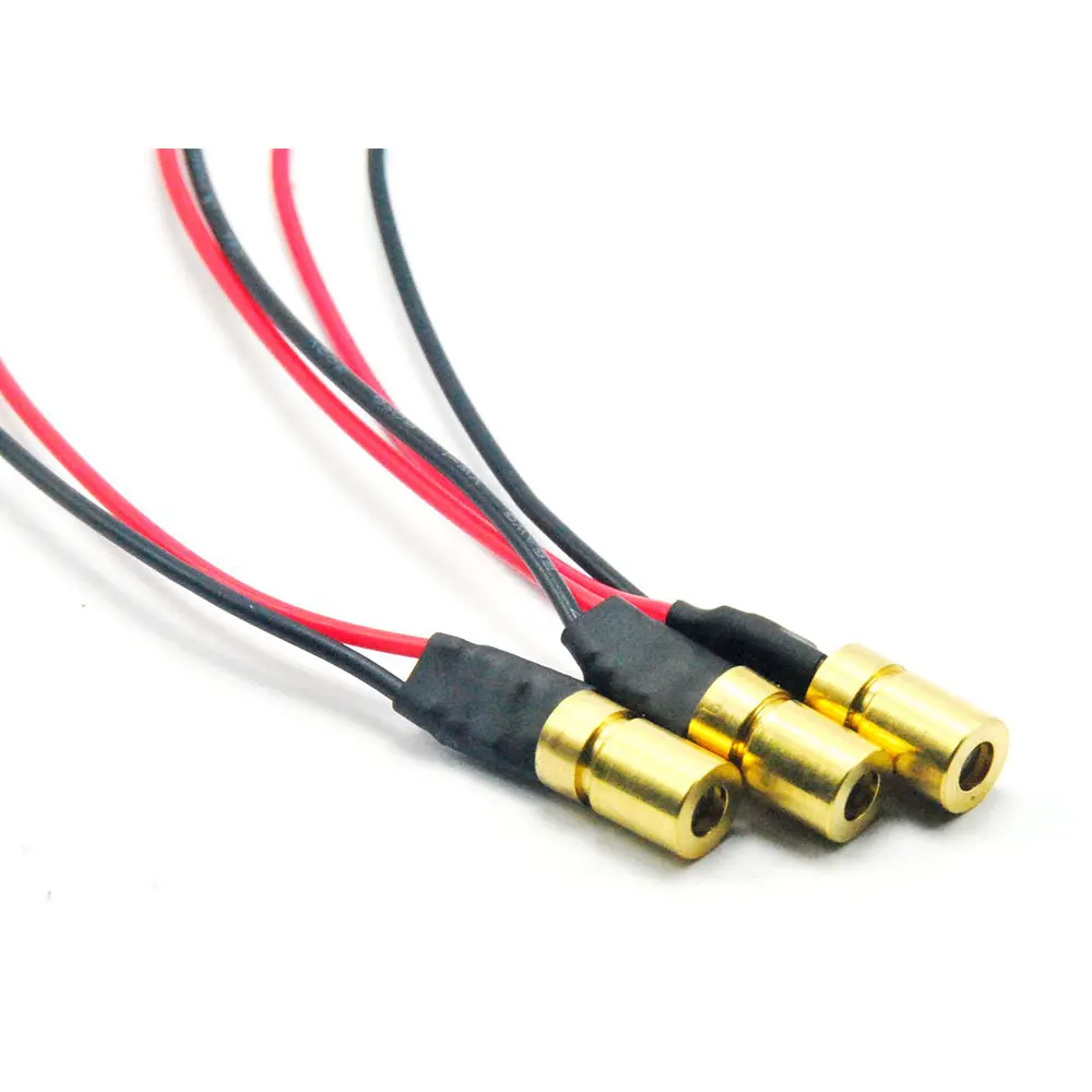 3 шт. мини Регулируемый 5 мВт 635nm оранжевый красный лазерный модуль фокус точка