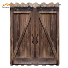 Деревенские шторы, деревянный амбар, дверь в каменном фермерском стиле, Винтажный дизайн, Сельское искусство, архитектурный принт, окно для гостиной, спальни