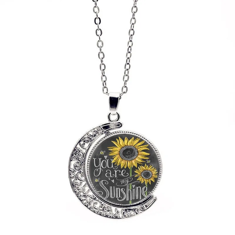 Ожерелье с подвеской YOU ARE MY SUNSHINE | Украшения и аксессуары