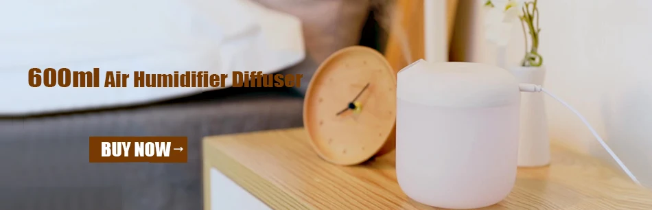 Baseus увлажнитель воздуха диффузор Difusor Humidificador для дома и офиса автомобильный Ароматический диффузор увлажнитель воздуха с цветным вентилятором светильник