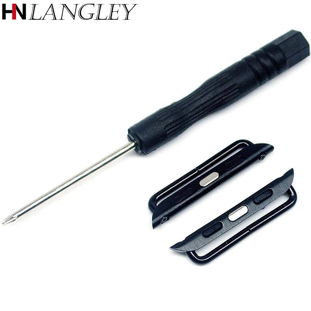 Соединительный адаптер из нержавеющей стали совместимый с Apple Watch ремешок для iWatch