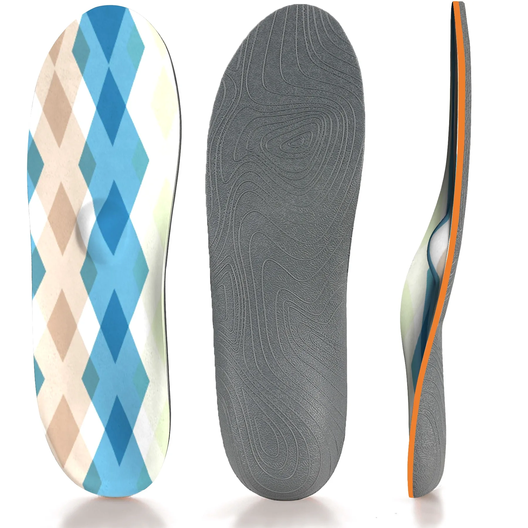 

Flat Feet Insoles Orthotic Arch Support Sole Insert Orthopedic Insoles Heel Pain Plantar Fasciitis Men Woman Shoes