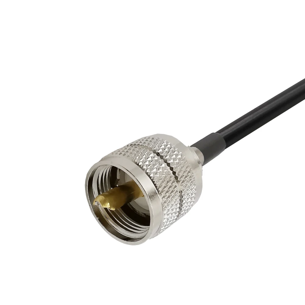 Коаксиальный Удлинительный кабель RP SMA Male/UHF SO239 PL259 50 см 1 шт.