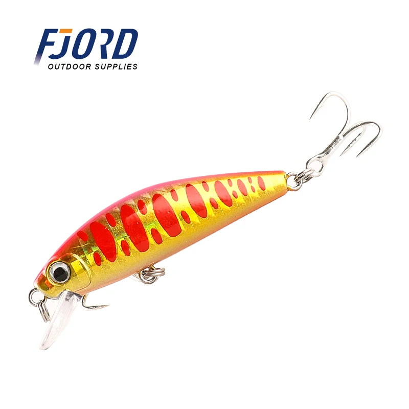 FJORD качественные 6 8 г 50 мм тонущие приманки Minnow воблеры Jackbait лазерные жесткие