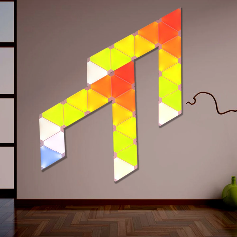 Новый оригинальный Nanoleaf Triangle Night Full Color Smart Odd светильник работает с Mijia Apple Homekit Google