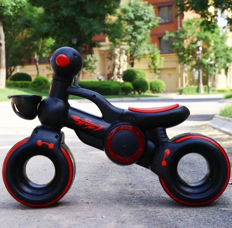 Детский музыкальсветильник гироскутер LazyChild автомобильный без педали скутер для