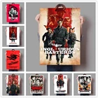 Постеры Inglourious Basterds, Квентин Тарантино, Классическая пленка, постеры с белым покрытием, декор бара, картина, Настенная Наклейка без рамки