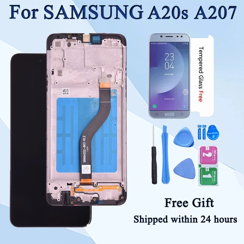 

ЖК-дисплей с дигитайзером и сенсорным экраном в сборе для Samsung galaxy A20S A207