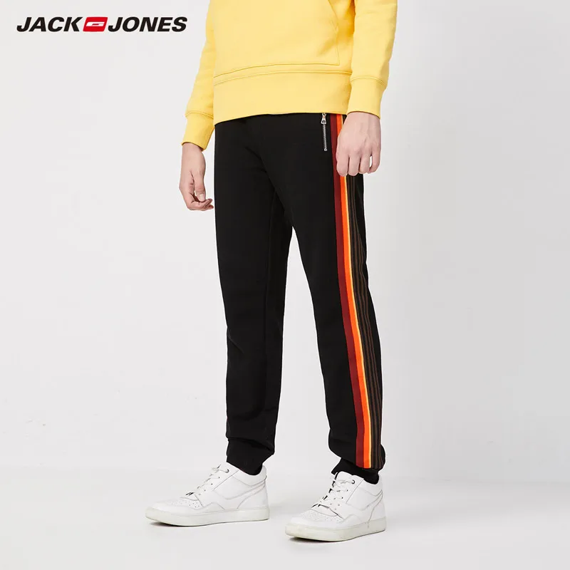 JackJones удобные мужские повседневные брюки прямые облегающие спортивные мужская