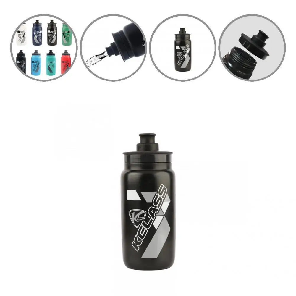 

Anti-slip 550ml Practical Road Mountain Bicycle Bottle Smell-less Cycling Water Bottle Clear Printing for Climbing