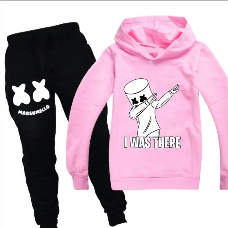 

Детская одежда для мальчиков и девочек, милые костюмы с мультяшным принтом, уличная спортивная одежда для подростков, костюм для бега, компл...