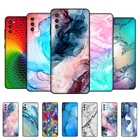 Чехол для Samsung Galaxy A41 6,1 дюйма, силиконовый чехол для телефона Samsung A41 Galaxy A41 A 41 A415, черный чехол из ТПУ, мраморный, красочный, модный