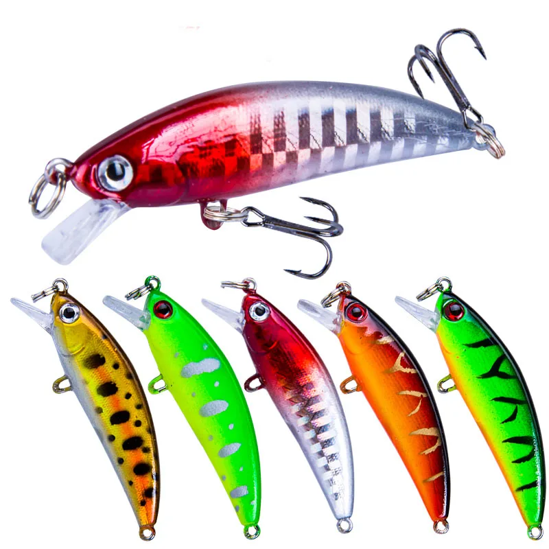 

1pcs 5.6cm 5g Sinking Minnow Wobblers Fishing Lures Trout Artificial Plastic Hard Bait Jerkbait Crankbait Bass Fishing Tackle
