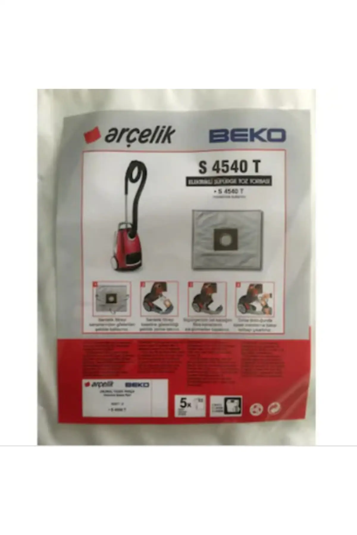 

MHK Parts Backhoe S 4540 T Vacuum Cleaner Dust Bag Cloth 10 Pcs