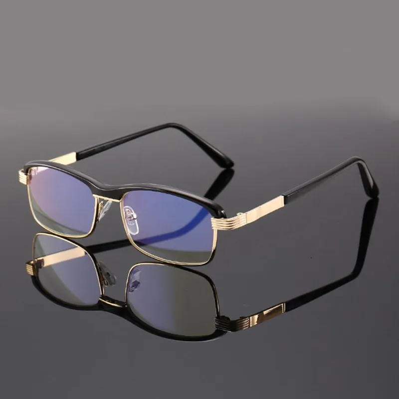 Квадратные очки для чтения пресбиопии прозрачные линзы анти светильник