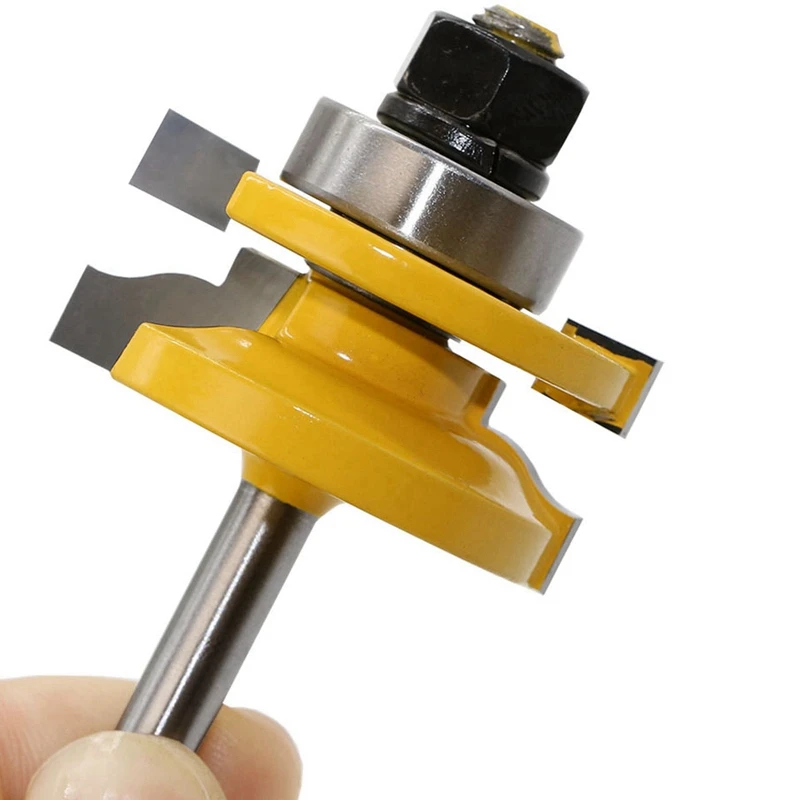 

3Pc1/4 Shank Raised Panel Cabinet Door Router Bit Set - 3 Bit Ogee Woodworking Cutter Woodworking Router Bits